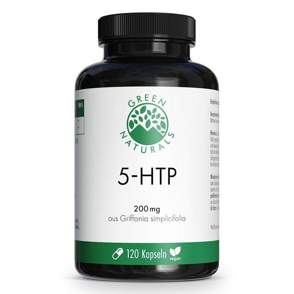 Heilpflanzenwohl GmbH Green Naturals 5 5-HTP 200 mg Kaseln vegan aus Griffonia 20223469