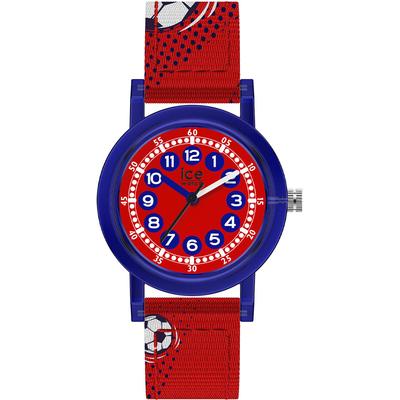 Quarzuhr ICE-WATCH "ICE learning - Boy - Extra Small - 3H", rot, Armbanduhren, Kinder, Quarzuhr, Armbanduhr,Kinderuhr,Lernuhr,Jungen,Schulanfang,Geschenkidee,Fußball