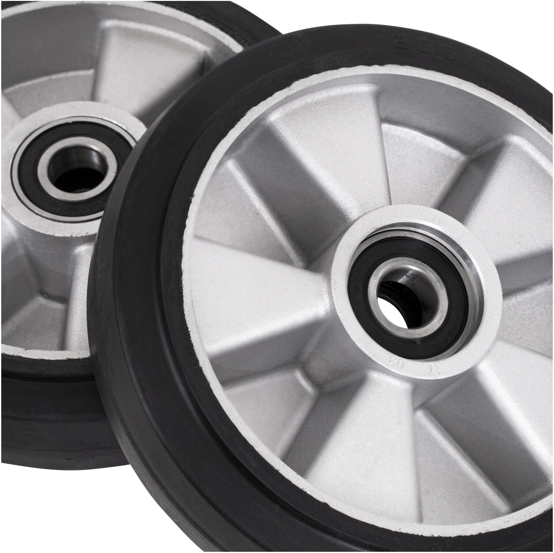 STIER Lenkräder-Set Gummi für Hubwagen (905583)