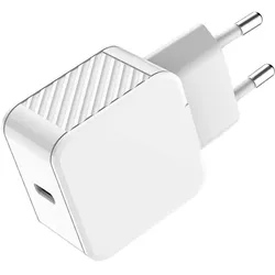 Bigben Connected 20W USB C Power Delivery Home Charger (20 W), USB Ladegerät, Weiss