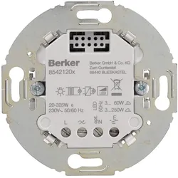 Berker BER 85421201 Uni Td 1F Serie, Elektronikzubehör + Gehäuse, Silber