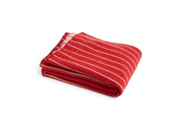 HAY Plaid Outdoor Market Beige-rouge, 130x180 cm