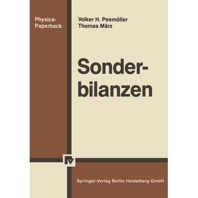 Sonderbilanzen, Taschenbuch von Volker H. Peemöller,Thomas März, Physica, 978-3-7908-0340-2