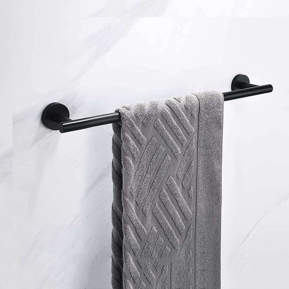 Rebrilliant 40 cm L Towel Bar Black 8cm H X 40cm L X 5cm D