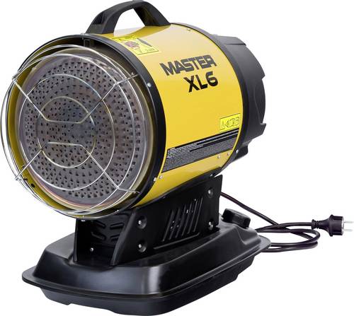 Master Klimatechnik XL-6 Infrarot-Ölheizstrahler 17000W Gelb, Schwarz