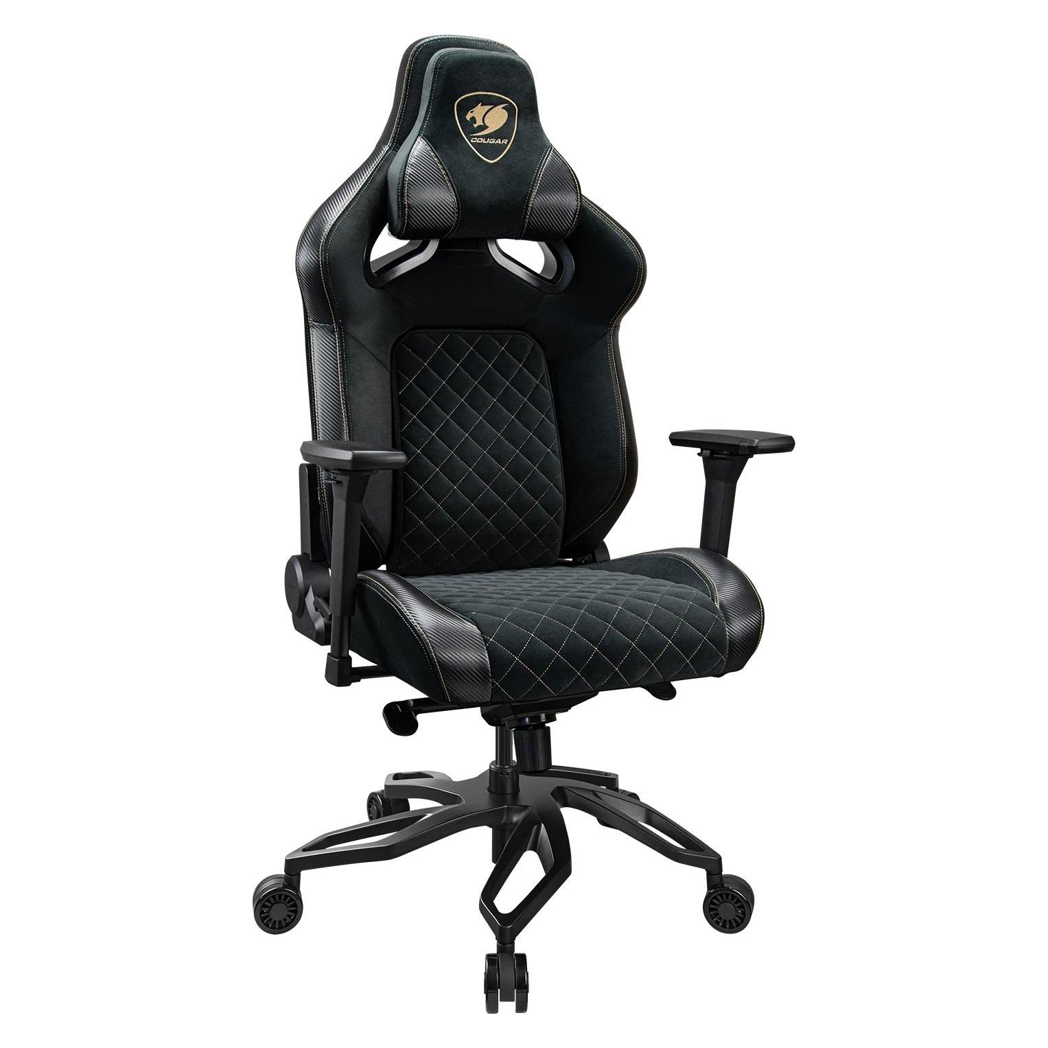 Cougar Gaming-Stuhl Titan Pro V2 Gold F, Schwarz (CGR-T2F-GLB)