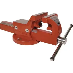 Tecwerk Parallelschraubstock Backen-B.140mm Spann-W.200mm m.Rohrsp.-B.