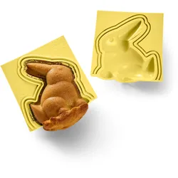 Tchibo - Backform »Osterhase« - gelb