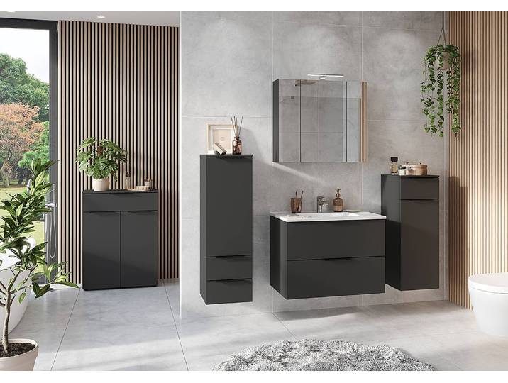 Armoire midi 36 x 111 x 34cm Gris