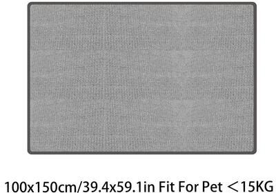 Inspired Living Premium Cat Scratching Mat Sofa Protector Rug gray L