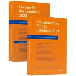 Buchpaket Lexikon für das Lohnbüro und Steuerhandbuch 2023, Fachbücher von Wolfgang Schönfeld, Jürgen Plenker, Marie Camille Camille Meer, Heinz-Willi Schaffhausen