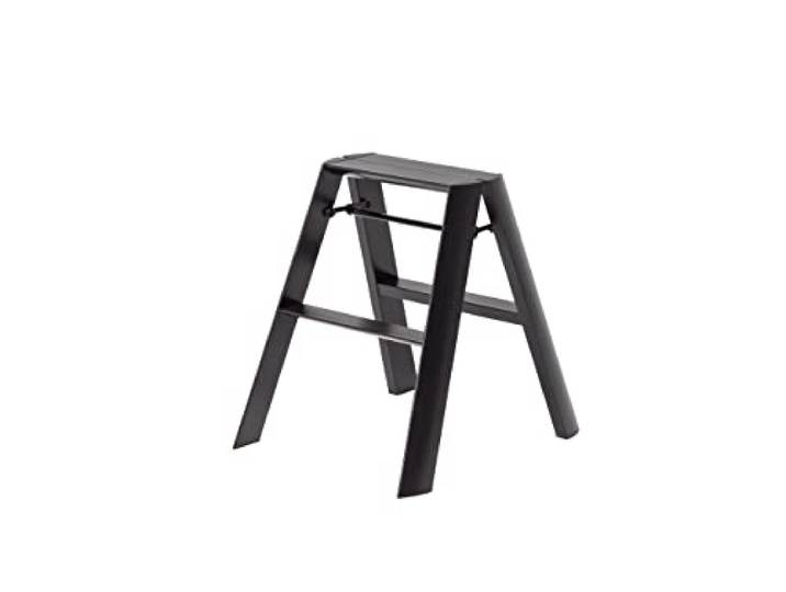 Hasegawa Ladders Lucano Tritthocker, 2-stufig, schwarz