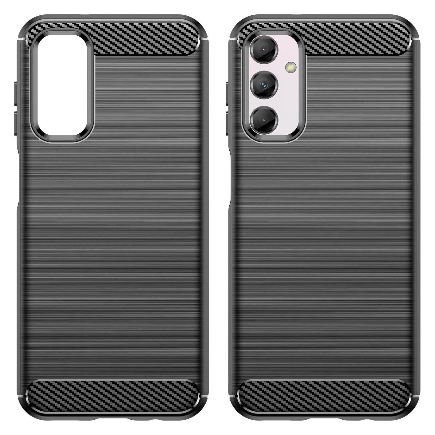Hurtel Flexible Carbon-Musterhülle für Samsung Galaxy M14 Carbon Case - schwarz (Samsung Galaxy M14) (1404978613)