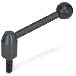 Verstellbare Spannhebel, Stahl, mit Außengewinde (212.3-40-M16-63-E)