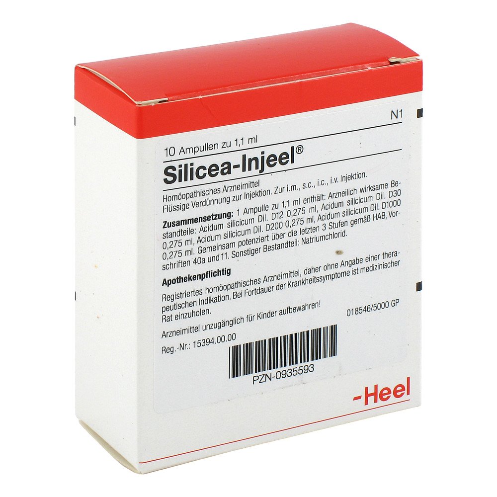 Biologische Heilmittel Heel GmbH Silicea Injeel Ampullen 00935593