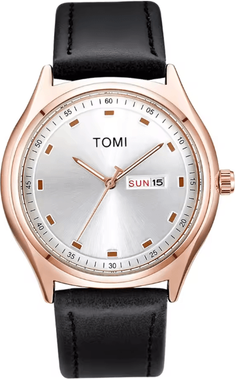 Inspire Essentials TOMI Minimalist Quartz Watch Business Casual Calendar Style d