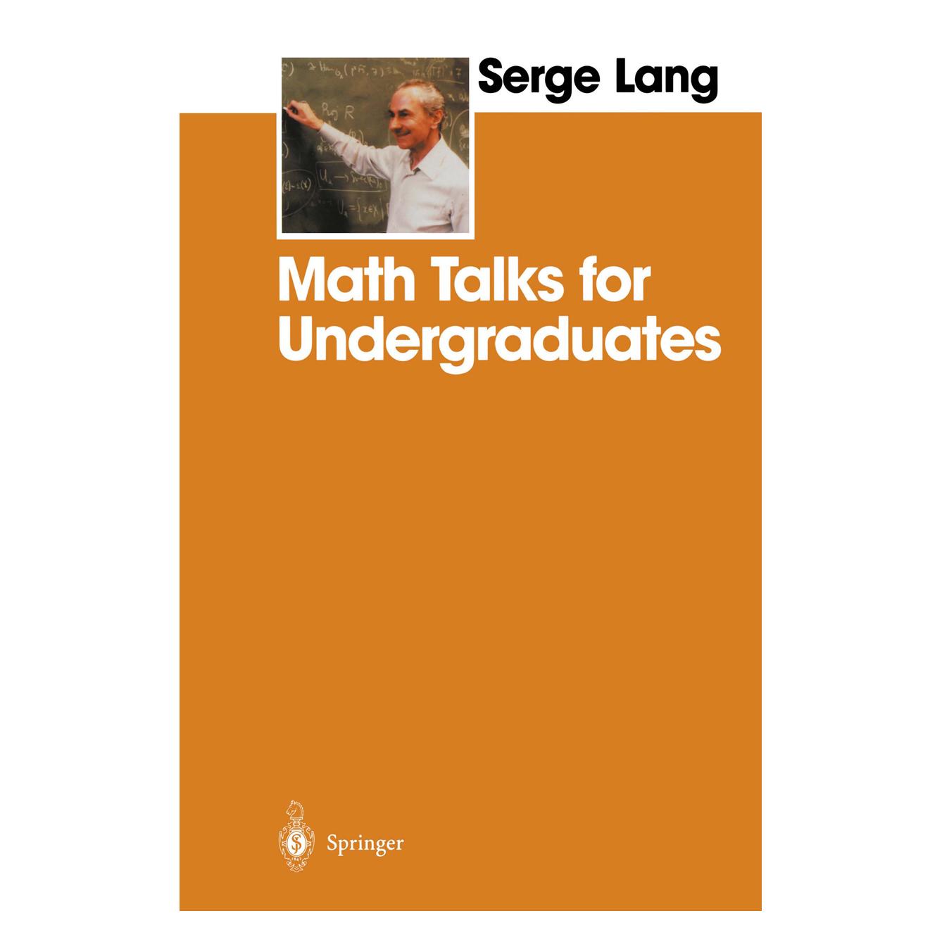 Springer Math Talks for Undergraduates (Englisch, Softcover, Serge Lang) (55513588)