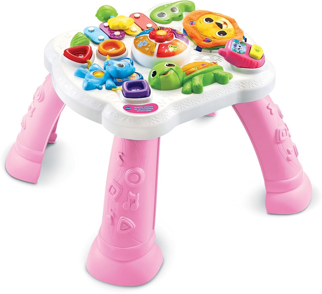 Vtech Mesita infantil de actividades sensoriales . Rosa