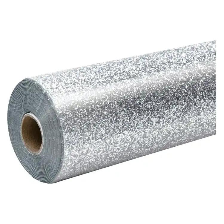 Htvront Glitzer-Thermotransferfolie, 30,5 cm x 90 cm (silber) (6976230001022)