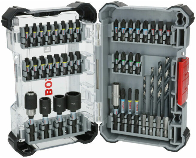 BOSCH PRO Jeu de embouts de vissage et forets métal, 40 pcs (2608521U86)