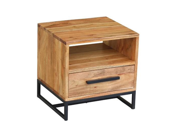 Nachttisch Holz HILLA 40 x 40 cm