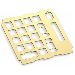 Glorious GMMK Wireless Numpad Switch Plate - Messing, Maus + Tastatur Zubehör, Gold