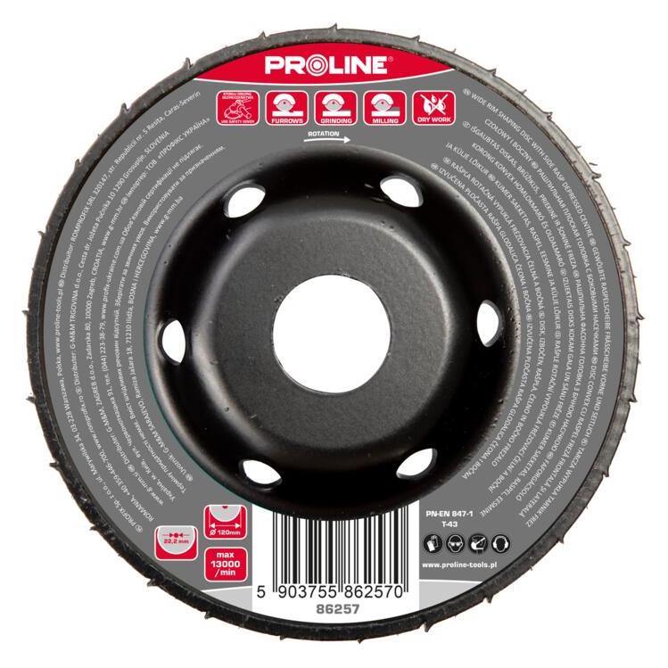Proline Profix FANCY DISC FLASK DICKZAHN FRÄSER SEITE 120 mm (86257)