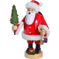 KWO Erzgebirge Räuchermann Weihnachtsmann (L) Höhe 36 cm