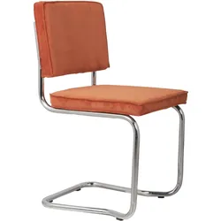 Zuiver Ridge Kink Rib Stuhl, orange