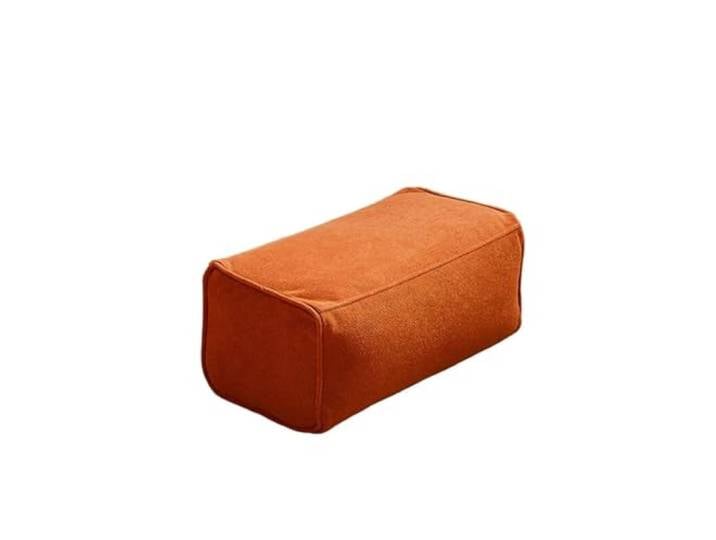 KUNYOS Gefüllter Sitzsack mit Füllstoff, wasserdichter Pouf, Stuhl, Garten, Strand, Pool, Ottomane, Salon, Sofasitz(Orange-Stool)