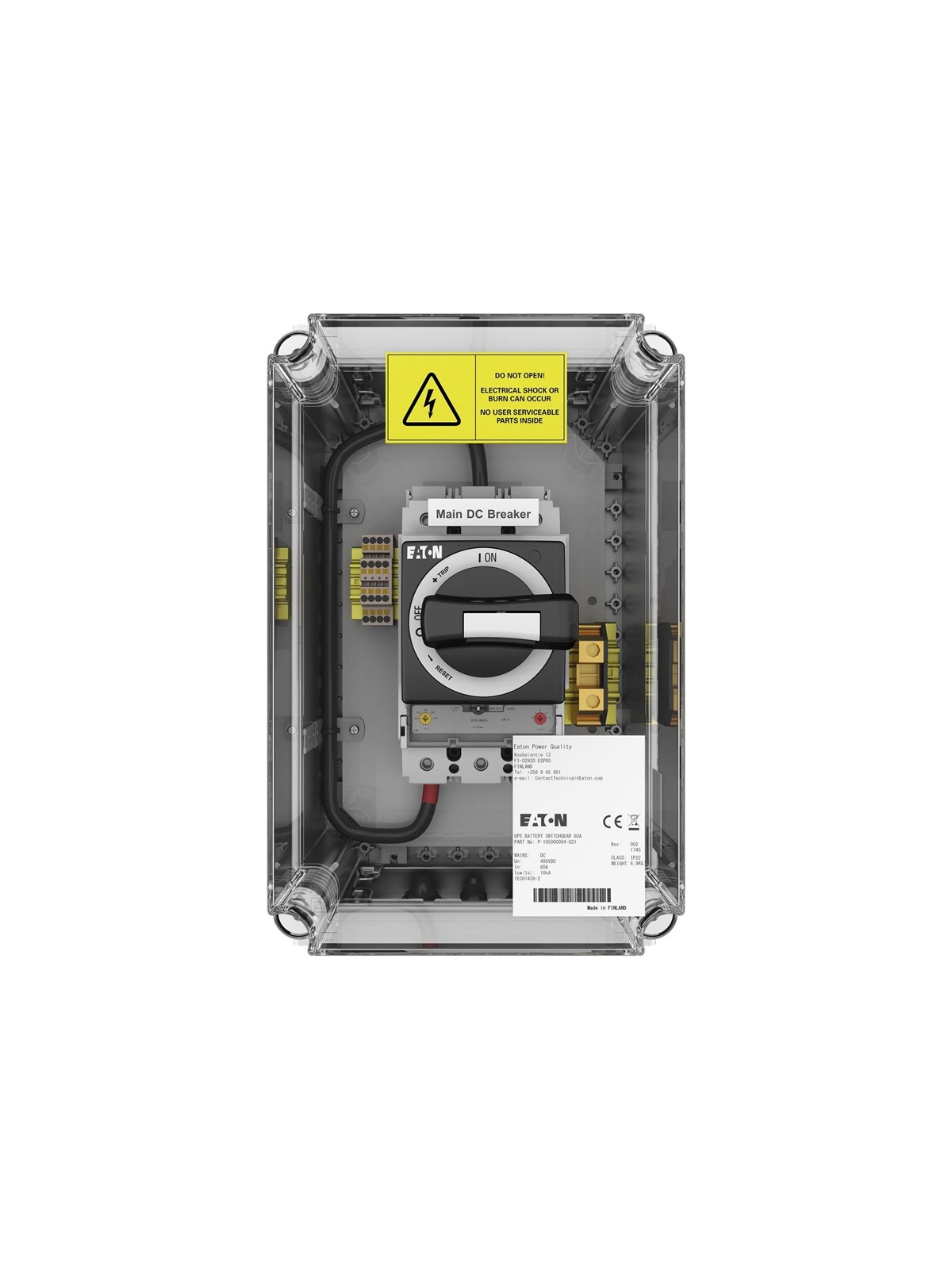 Eaton UPS Battery Switchgear (UBS) - automatic circuit breaker Netzteile - 80 Plus