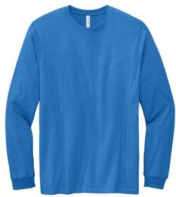 Volunteer Knitwear VL60LS Chore Long Sleeve Top in True Royal Blue size 4XL   Cotton