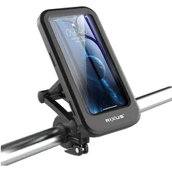 Rixus Waterproof Bike Phone Holder 360° Rotation, Smartphone Halterung