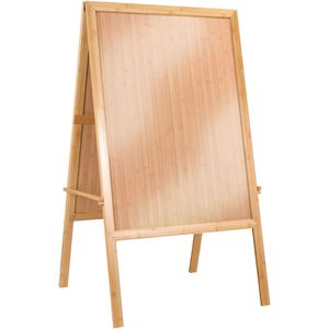 Böttcher-AG Kundenstopper Bamboo Stop DIN A1, 37 mm Profil, Holz, natur