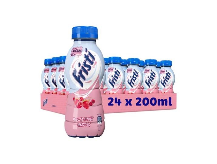 Fristi Rode Vruchten Magere Drinkyoghurt - 24 x 200 ml