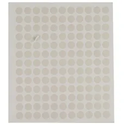 Pincello, Etiketten, Klebeetiketten 1711073 Weiss Ø 10 mm (12 Stück)