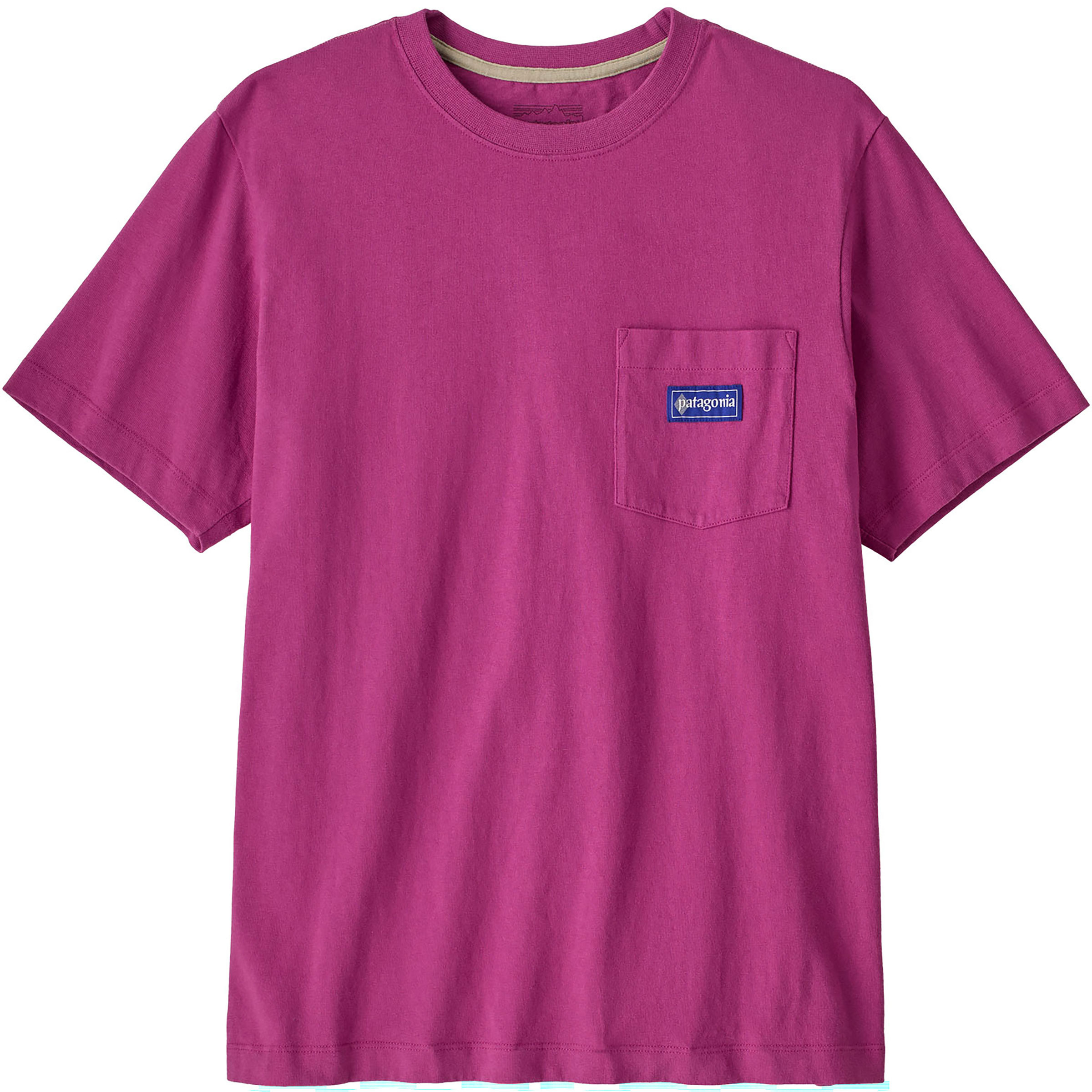 Patagonia MW Hut Tripper Label Pocket Herren T-Shirts pink Größe M Lifestyle Elastisch