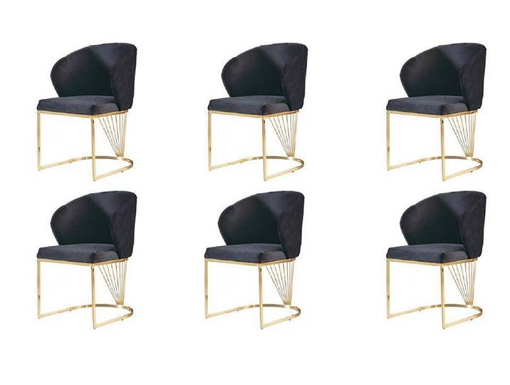 Xlmoebel Sitzgruppe Moderne Holzstühle mit hohem Sitzkomfort für das Esszimmer, (6x Stühle, 6-tlg., 6x Stühle), Hergestellt in Europa