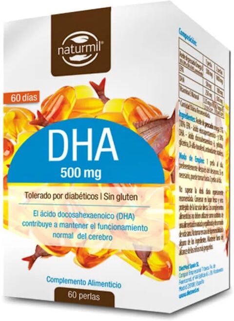 Naturmil DHA 500mg 60 pérolas