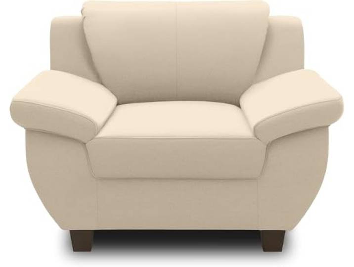 DOMO. collection Panama Sessel, Polstersessel, Einzelsessel, Sofa Garnitur, 3-2-1, beige, 108 cm
