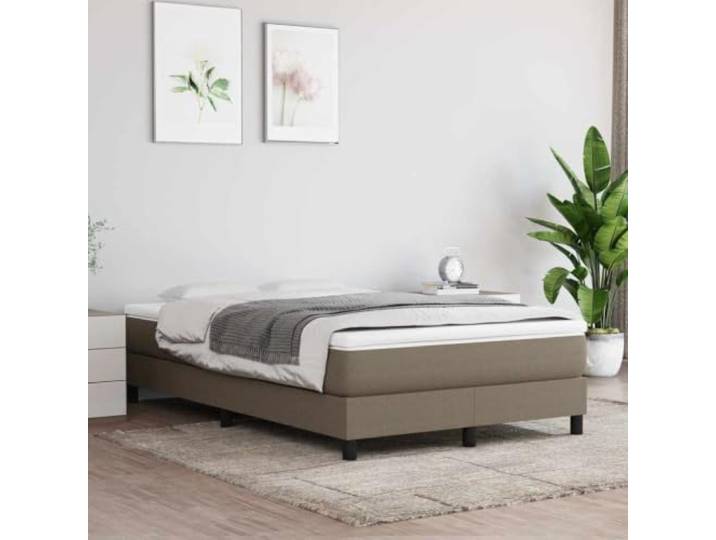 Taschenfederkernmatratze Mittel Taupe 120x200x20 cm Stoff Atmungsaktiver Stoff,langlebig,stoßdämpfender Schaumstoff,mittelharte Unterstützung