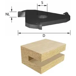 ENT Scheibennutfräser HW dreischneidig 2 mm