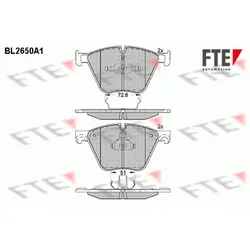 Bremsbelagsatz Scheibenbremse FTE 9011038 für BMW Alpina 7er X6