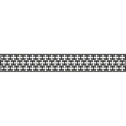 KAHRS Solid Alu-Designeinsatz Oriental, 30x180 cm, ohne Adapterleisten