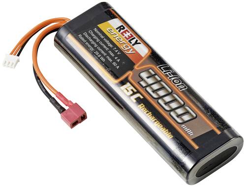Reely Modellbau-Akkupack (LiIon) 7.4V 4000 mAh Zellen-Zahl: 2 15 C Hardcase T-Stecksystem