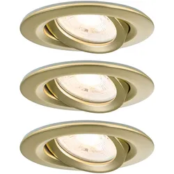 Paulmann, Einbauleuchte, Einbauleuchte Nova Set (GU10, Aluminium)