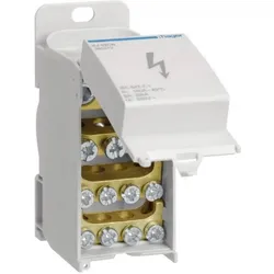 Hager, Verteilerschrank Zubehör, HAG KJ02CN Verteilerblock 160A geschlossen,1polig