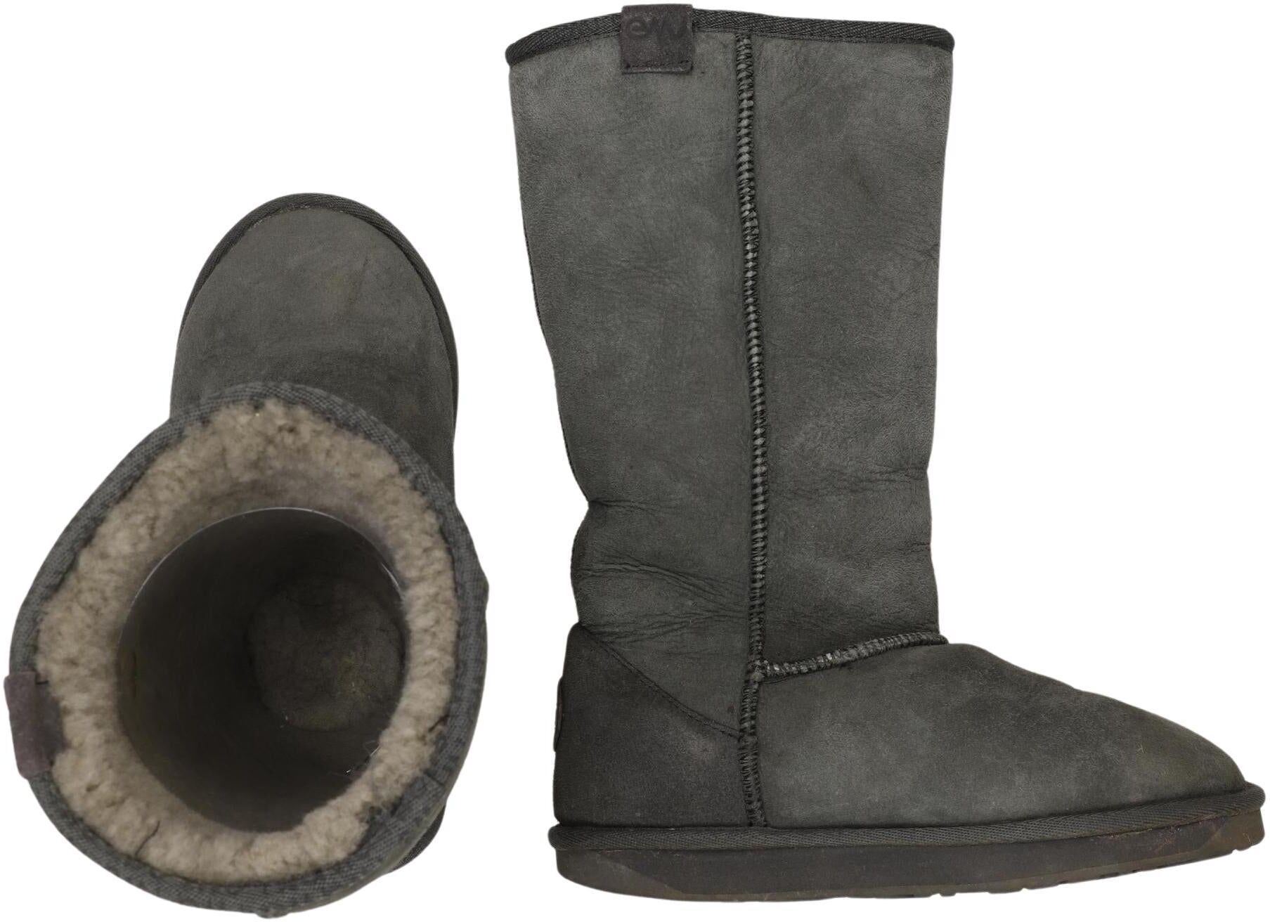 Emu Australia Damen Stiefel, Grau, Gr. EU 35, Leder - Second Hand