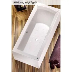 Ottofond Whirlpool Rechteckbadewanne Porta 170 x 75 - Baden