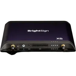 BrightSign XD1036 OS enabled media player. Dual UHD video decode (256 GB), Streaming Box, Violett